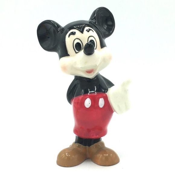 VTG DISNEY Porcelain Figures Mickey Mouse OR Donald Duck  JAPAN - Picture 3 of 9